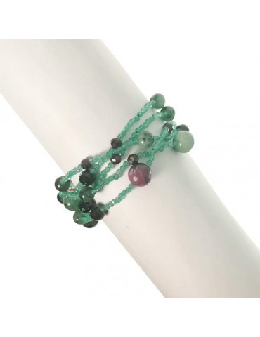 Bracciale Rajola da Donna - Jazz - Agata Verde - Zoisite - 54681718