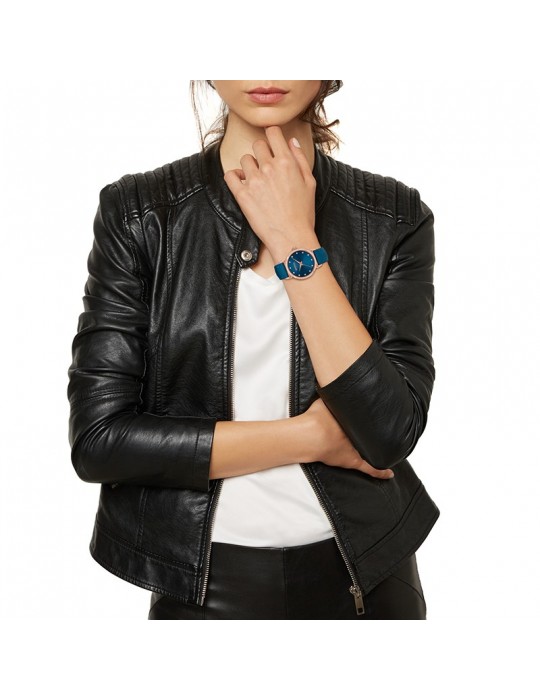 Orologio Breil Tribe - Bella - Solo Tempo - Blu-32 mm-Rose Gold-EW0614