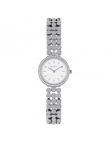 Orologio Breil - Lush - Solo Tempo - 25mm - Silver - Cristalli -TW1977