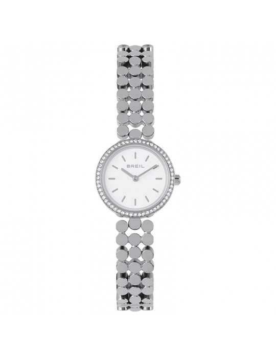 Orologio Breil - Lush - Solo Tempo - 25mm - Silver - Cristalli -TW1977