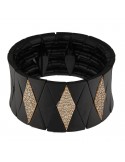 Roberto Demeglio Woman's Bracelet - Diva in Polished Black Ceramic with 2.46-carat Brown Diamonds - 0