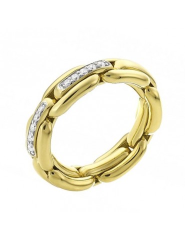 Chimento - X-Tend Ring in 18K Yellow Gold with 0.30 ct White Diamonds - 0