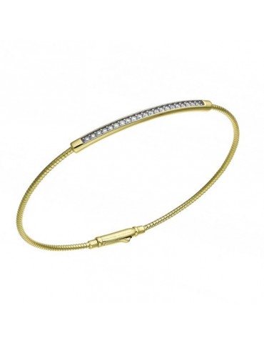 Chimento Bracelet - Stardust Pavè in 18K Yellow Gold with 0.27 ct White Diamonds - 0