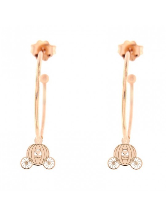 Earrings Rue Des Mille -Dreams are Desires-Circle-Carriage-ORD1CAR