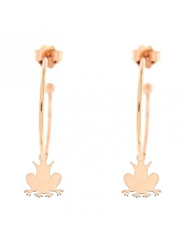 Orecchini Rue Des Mille-I Sogni Son Desideri-Cerchio-Ranocchio-ORD3RAN