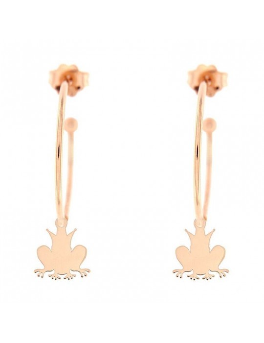 Earrings Rue Des Mille-I Sogni Son Desideri-Circle-Frog-ORD3RAN
