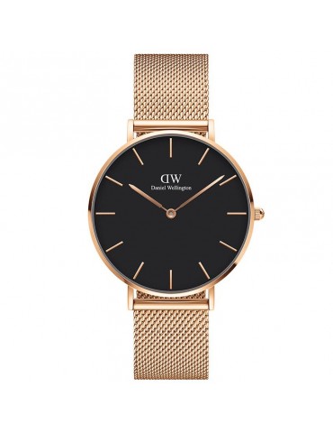 Daniel Wellington Men's Petite Melrose Black 36mm Watch - 0