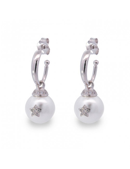 Orecchini Rue Des Mille - Galactica -Pendenti-Perle-Zirconi-ORZ013M2RH Orecchini Rue Des Mille - Galactica -Pendenti-Perle-Zirconi-ORZ013M2RH