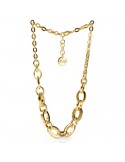 Collana Unoaerre - Square - Catena Ovale Squadrata -45cm-4EXH0014G-1AR