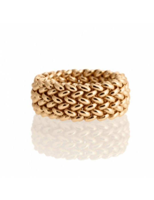Unoaerre-Chicco-Gold-Low Band Ring-Size 18-711ECA0110G18-1AR