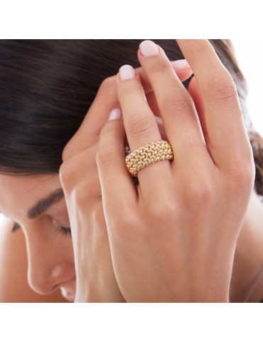 Unoaerre-Chicco-Gold-Low Band Ring-Size 18-711ECA0110G18-1AR 2