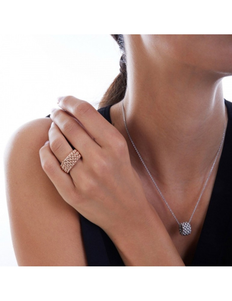 Anello Unoaerre-Chicco-Rose Gold-a Fascia Bassa-Misura 18-711ECA0110R18-1AR