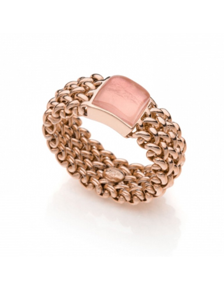 Unoaerre Ring - Chicco -Rosè-Rose Quartz-Size 14-711ECA0116R14-1AR