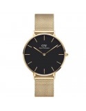 Daniel Wellington Unisex Watch - Petite Evergold 36mm Black - 0