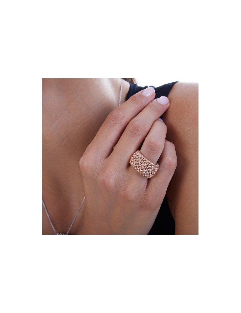 Unoaerre Ring - Chicco-Rosè-Medium Band-Size 14-711ECA0120R14-1AR