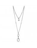 Unoaerre Necklace - Classic - Long - Diamond Pendants-5EXH0024B-1AR