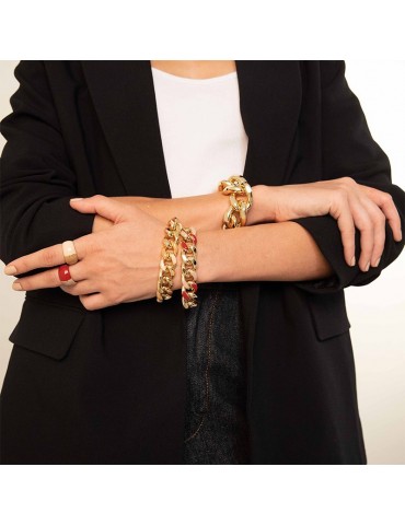 Bracciale Unoaerre - Colors - Catena - Beige-Nocciola-7EXB0025006G-1AR 2