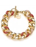 Bracciale Unoaerre - Colors - Catena - Beige-Bordeaux-7EXB0025007G-1AR