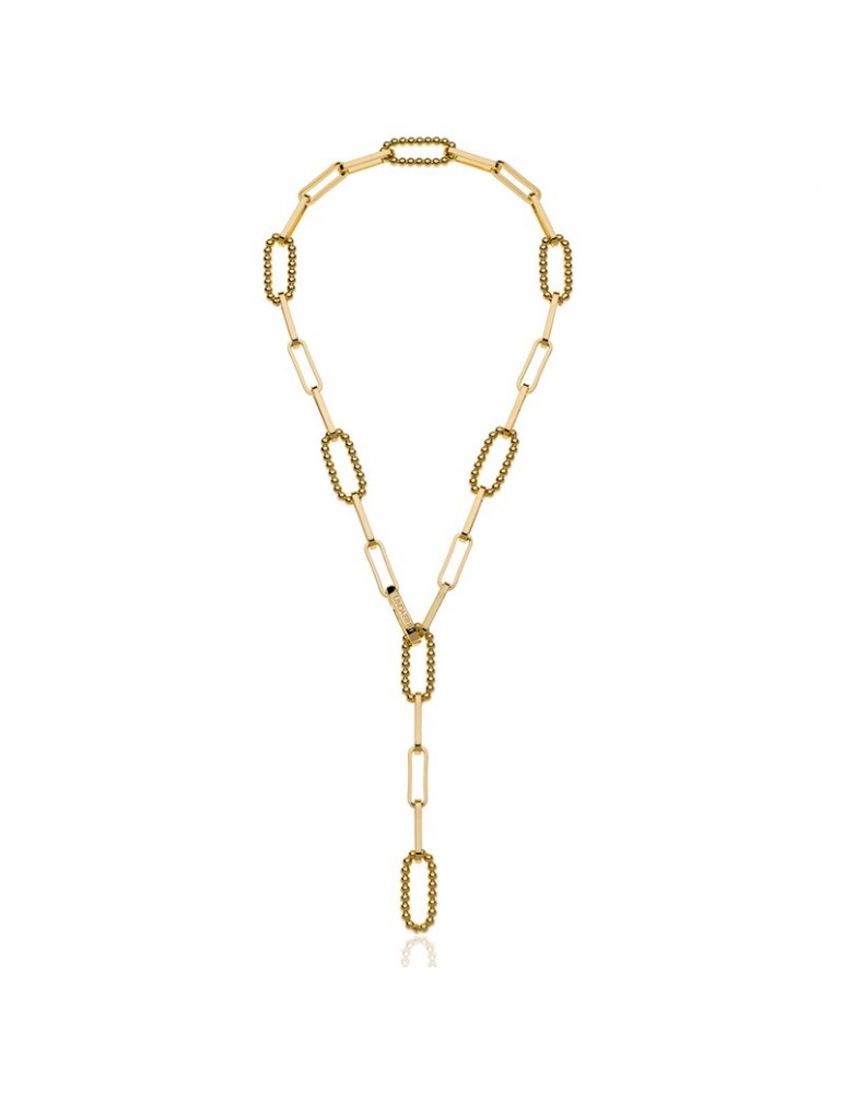 Unoaerre Necklace - Bubbles - Paperclip - Ball Links-9EXH0014G-1AR