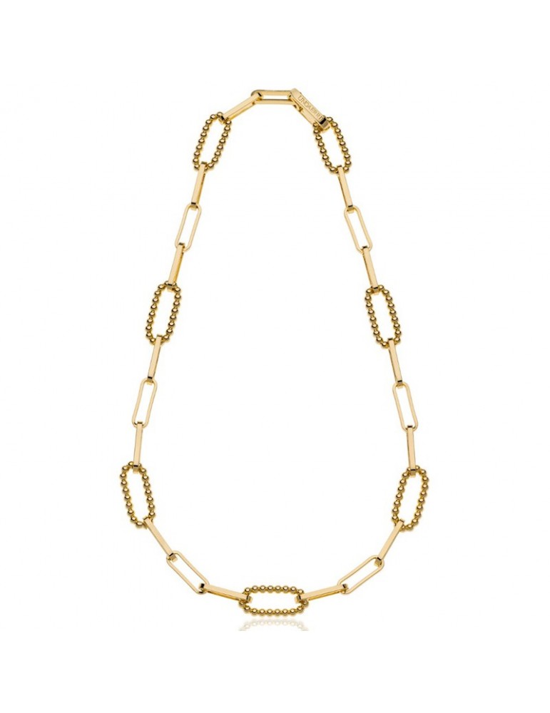 Unoaerre Necklace - Bubbles - Paperclip - Ball Links-9EXH0014G-1AR