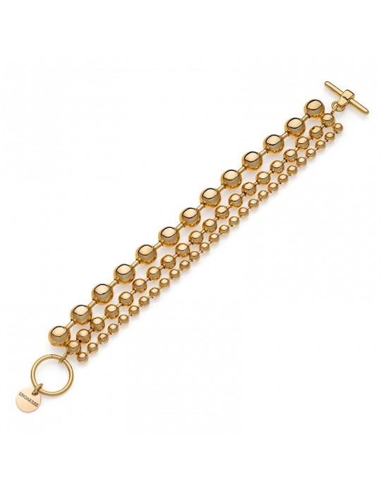 Unoaerre Bracelet - Chains - Gold - Graduated Beads - EXB4895G-1AR
