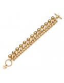Unoaerre Bracelet - Chains - Gold - Graduated Beads - EXB4895G-1AR