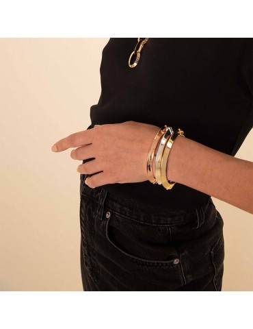 Bracciale Unoaerre - Classica - Gold - Tubo Triangolare - EXB497G-1AR 2