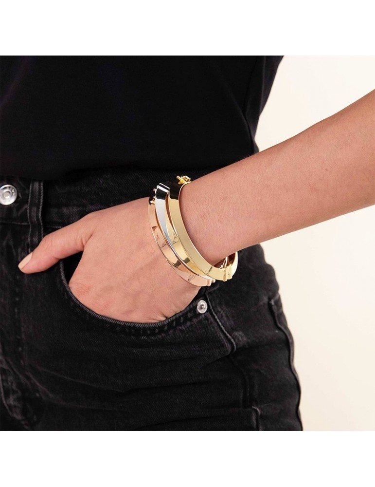 Bracciale Unoaerre - Classica - Gold - Tubo Triangolare - EXB497G-1AR