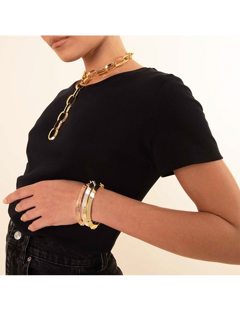 Unoaerre Bracelet - Classica - Gold - Triangular Tube - EXB497G-1AR