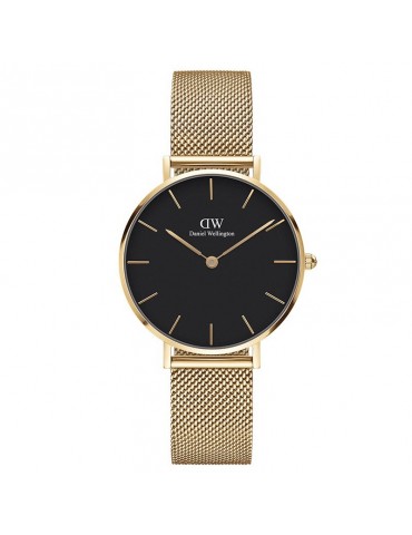 Daniel Wellington Woman's Watch - Petite Evergold 32mm Black - 0