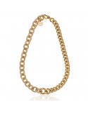 Unoaerre Necklace - Smooth Grumetta Chains - Forzatina Gold-EXH5224G-1AR