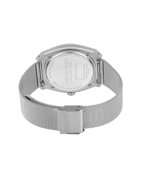 Orologio Jason Hyde - Eight - Solo Tempo - Argento-36mm-Bianco-JH20025