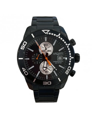 Orologio Vagary da Uomo - Acqua39 - Cronografo - 44 mm-Nero-IA9-641-51