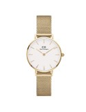Daniel Wellington Woman's Watch - Petite Evergold 28mm White - 0