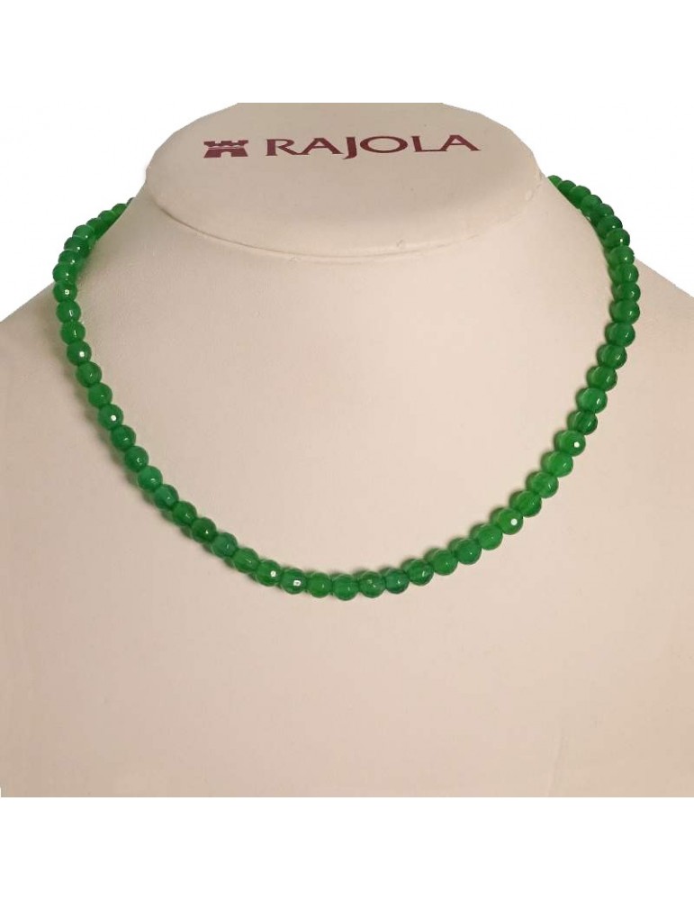 Collana Rajola - Nagoya - Agata Verde - Elementi - Argento 925%-454188