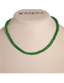 Rajola Necklace - Nagoya - Green Agate - Elements - Silver 925%-454188