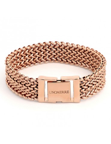 Unoaerre Bracelet - Classic -Rosè-Chicco di Riso Mesh-EXB4862R-1AR