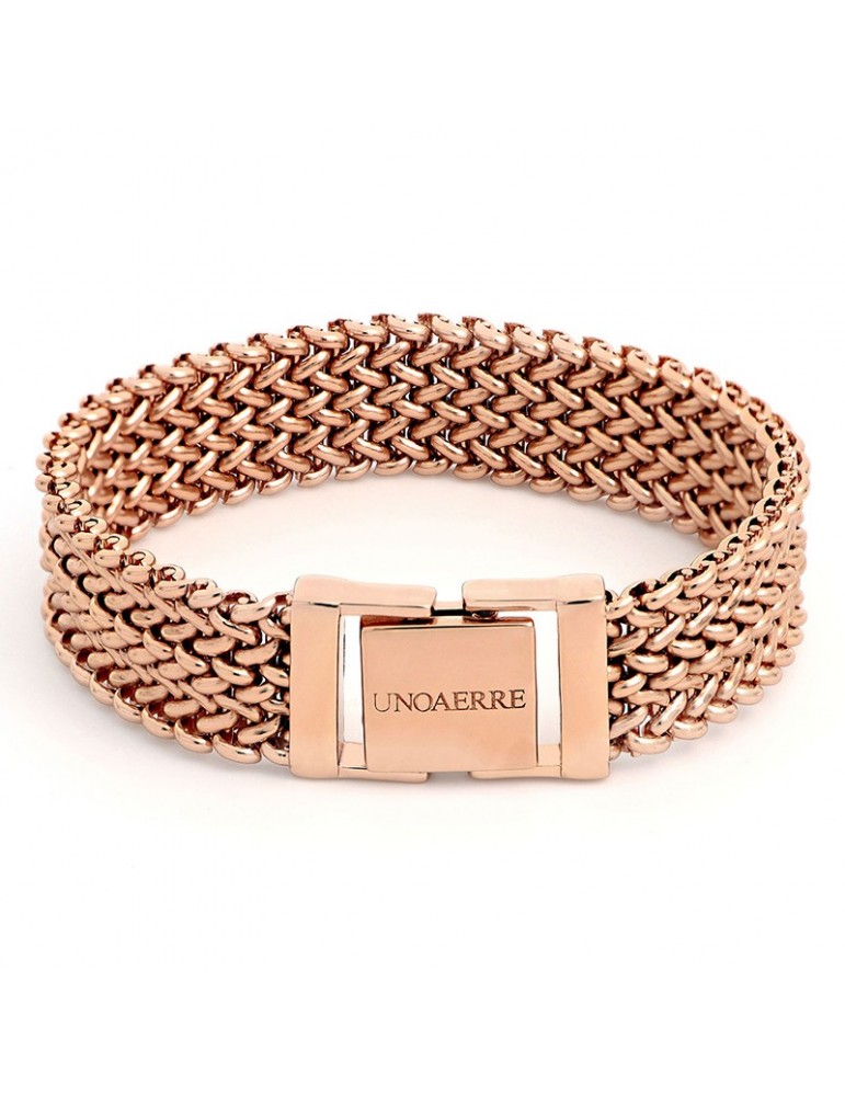 Unoaerre Bracelet - Classic -Rosè-Chicco di Riso Mesh-EXB4862R-1AR