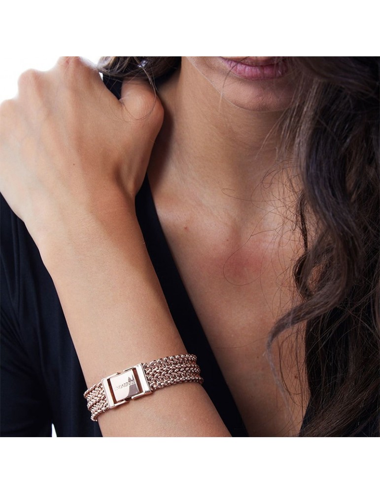 Unoaerre Bracelet - Classic -Rosè-Chicco di Riso Mesh-EXB4862R-1AR