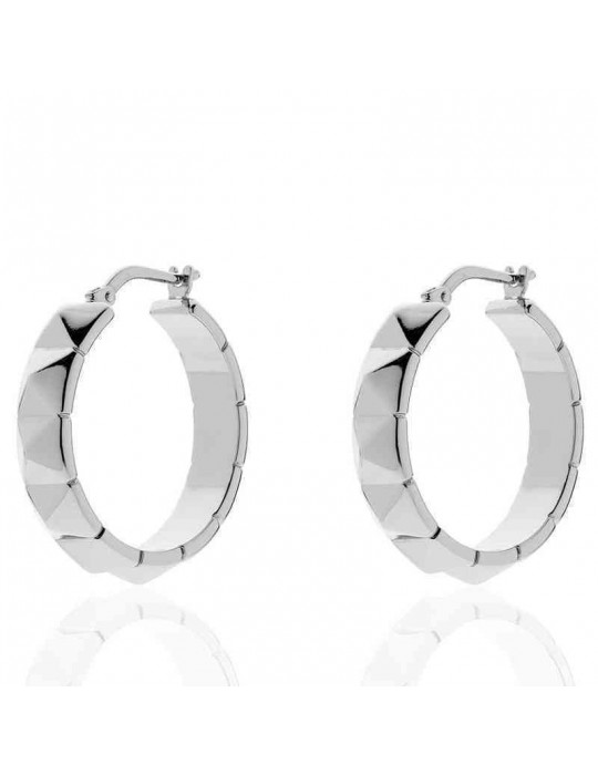 Orecchini Unoaerre - Piramidi - Cerchio - Argento 925% - EXO44199B-1AR