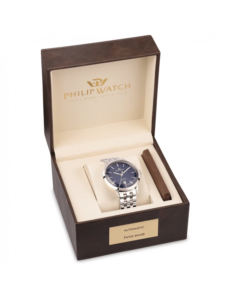 Orologio Philip Watch - Sunray Automatico - 41mm Blu - R8223180005