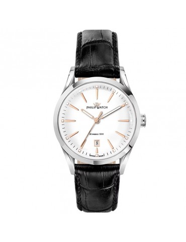 Orologio Philip Watch - Sunray - 39mm Bianco - Rose Gold - R8251180019