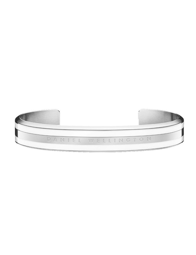 Daniel Wellington Women's Bracelet - Classic Bracelet Satin White Silver Small - 0