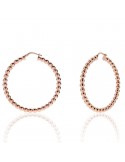 Orecchini Unoaerre - Bubbles -Rose Gold-Cerchio-Palline-9EXO00299R-1AR