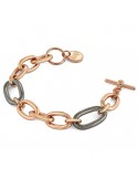 Unoaerre Bracelet - Classic - Chain - Rose Gold - Black-EXB4505RB-1AR