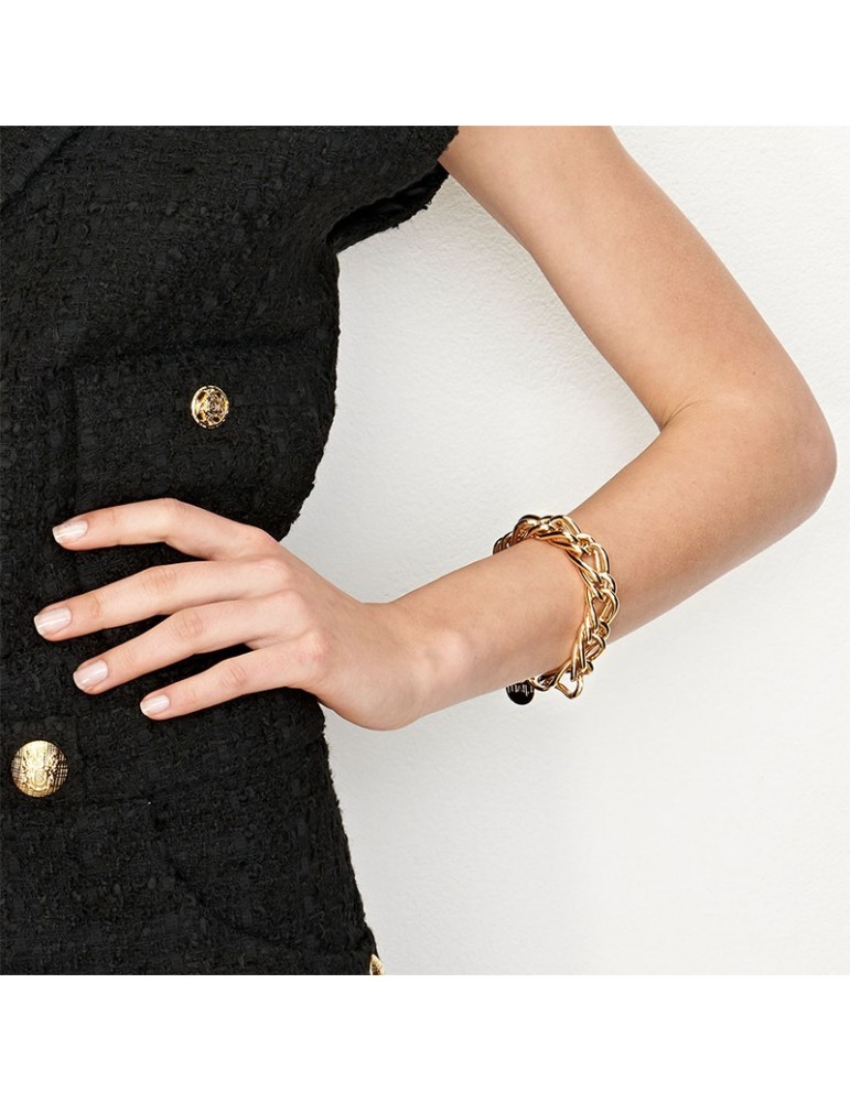 Unoaerre Bracelet-News-Earring Chain-Braided-Gold-EXB4735G-1AR