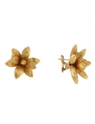 Orecchini Marco Bicego - Paradise - Oro Giallo 18 carati a Fiore - OB511 2