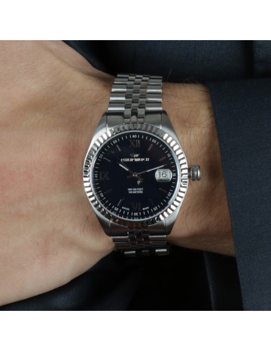 Orologio Philip Watch  - Caribe Tempo e Data 39mm Blu - R8253597080