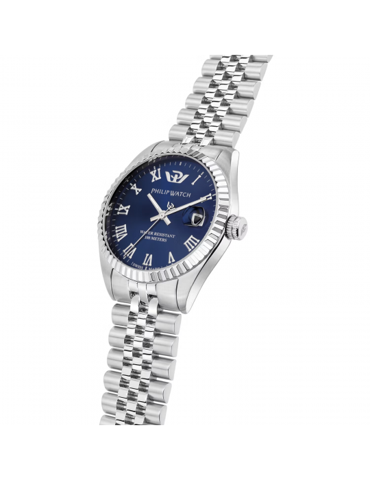 Orologio Philip Watch - Caribe Tempo - Data 35mm Blu - R8253597585