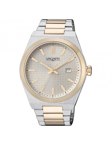 Orologio Vagary - Timeless Gents-Tempo e Data-Silver e Gold-IB9-239-11